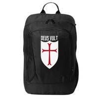 Deus Vult God Wills It Crusader Meme City Backpack
