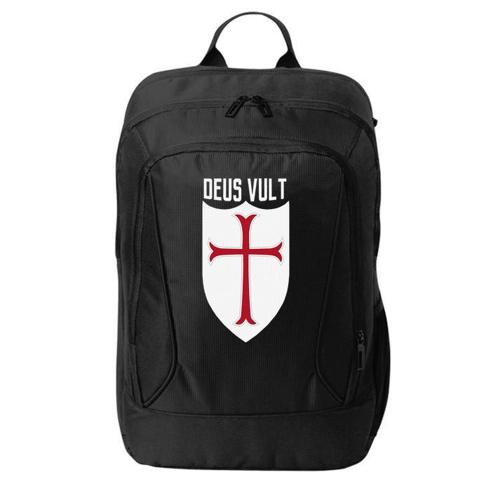 Deus Vult God Wills It Crusader Meme City Backpack
