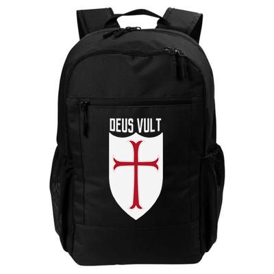 Deus Vult God Wills It Crusader Meme Backpack