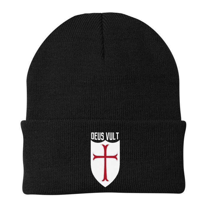 Deus Vult God Wills It Crusader Meme Beanie