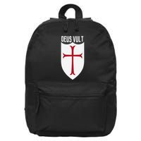 Deus Vult God Wills It Crusader Meme 16 in Basic Backpack