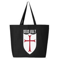 Deus Vult God Wills It Crusader Meme 25L Jumbo Tote