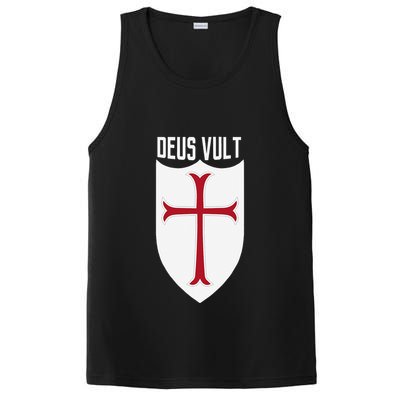 Deus Vult God Wills It Crusader Meme PosiCharge Competitor Tank