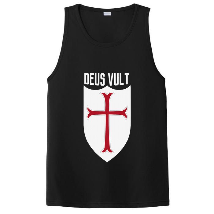 Deus Vult God Wills It Crusader Meme PosiCharge Competitor Tank