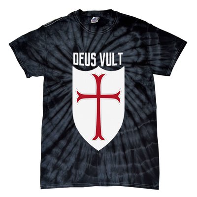 Deus Vult God Wills It Crusader Meme Tie-Dye T-Shirt
