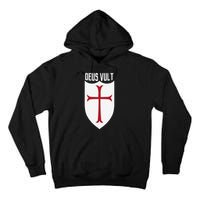 Deus Vult God Wills It Crusader Meme Tall Hoodie