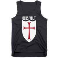 Deus Vult God Wills It Crusader Meme Tank Top