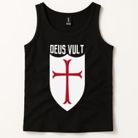 Deus Vult God Wills It Crusader Meme Tank Top