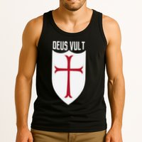 Deus Vult God Wills It Crusader Meme Tank Top
