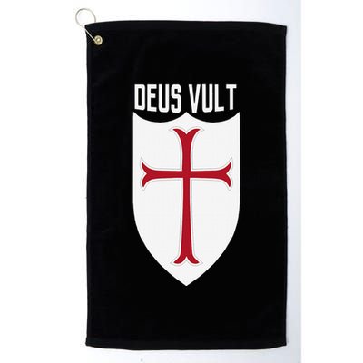 Deus Vult God Wills It Crusader Meme Golf Towel