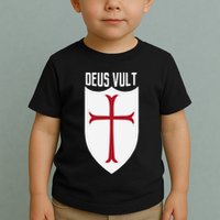 Deus Vult God Wills It Crusader Meme Toddler T-Shirt