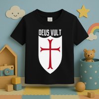 Deus Vult God Wills It Crusader Meme Toddler T-Shirt