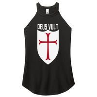 Deus Vult God Wills It Crusader Meme Women's Perfect Tri Rocker Tank