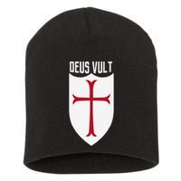Deus Vult God Wills It Crusader Meme Short Acrylic Beanie