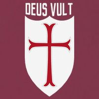 Deus Vult God Wills It Crusader Meme 16oz Travel Tumbler