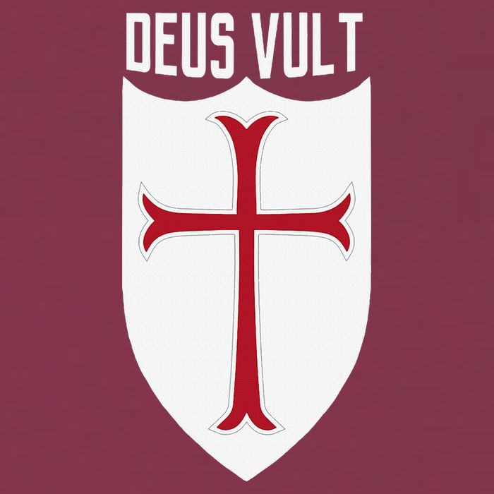 Deus Vult God Wills It Crusader Meme 16oz Travel Tumbler