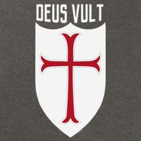 Deus Vult God Wills It Crusader Meme Cotton Canvas Backpack