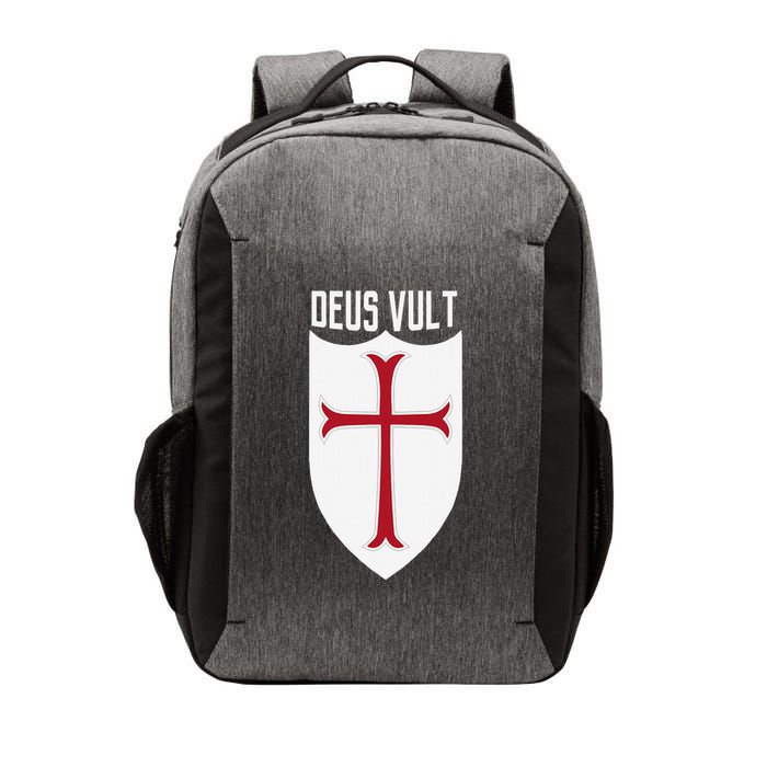 Deus Vult God Wills It Crusader Meme Vector Backpack