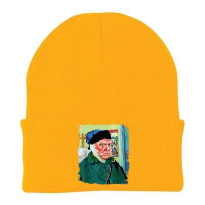 Donald Van Gogh Trump Knit Cap Winter Beanie