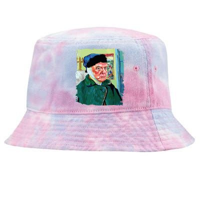 Donald Van Gogh Trump Tie-Dyed Bucket Hat