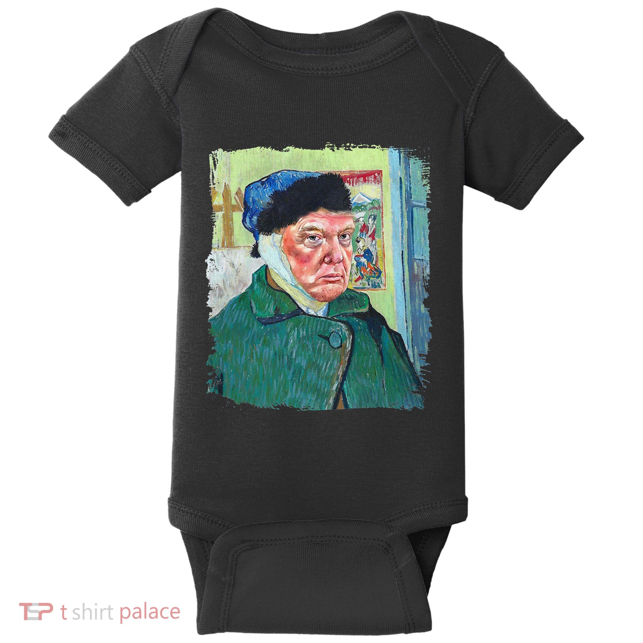 Donald Van Gogh Trump Baby Bodysuit