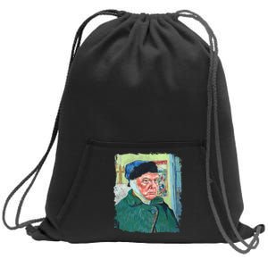 Donald Van Gogh Trump Sweatshirt Cinch Pack Bag