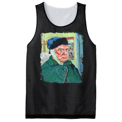 Donald Van Gogh Trump Mesh Reversible Basketball Jersey Tank