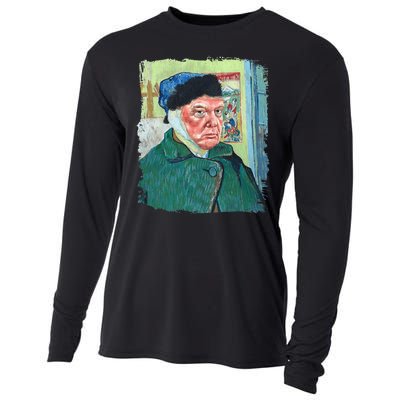 Donald Van Gogh Trump Cooling Performance Long Sleeve Crew