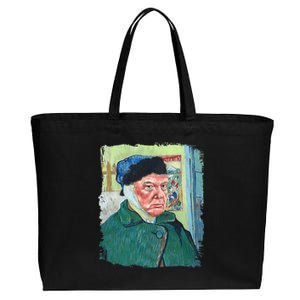 Donald Van Gogh Trump Cotton Canvas Jumbo Tote