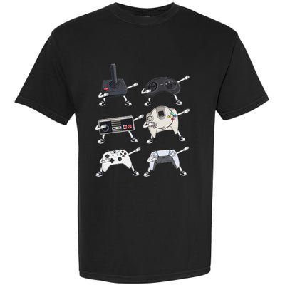 Dabbing Video Game Controllers Funny Gamer Dab Garment-Dyed Heavyweight T-Shirt