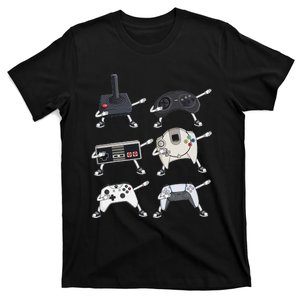 Dabbing Video Game Controllers Funny Gamer Dab T-Shirt