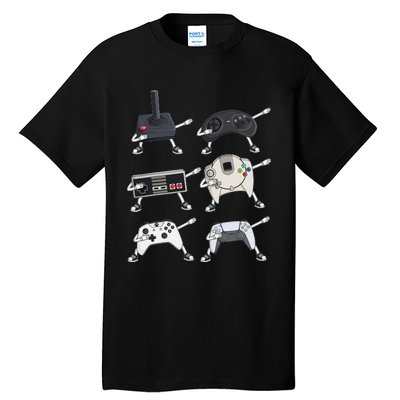 Dabbing Video Game Controllers Funny Gamer Dab Tall T-Shirt