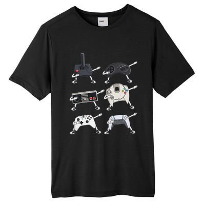 Dabbing Video Game Controllers Funny Gamer Dab Tall Fusion ChromaSoft Performance T-Shirt