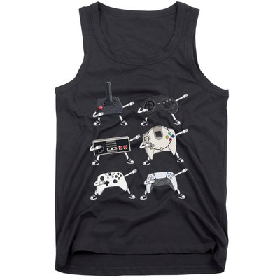 Dabbing Video Game Controllers Funny Gamer Dab Tank Top