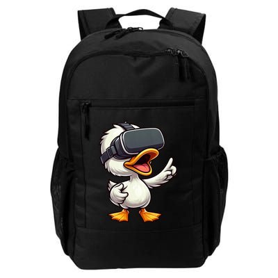 Duck Vr Gaming Virtual Reality Nerd Cute Gift Daily Commute Backpack