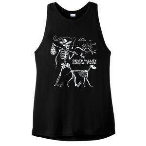 Death Valley Hiking Camping Joshua Tree Ladies PosiCharge Tri-Blend Wicking Tank