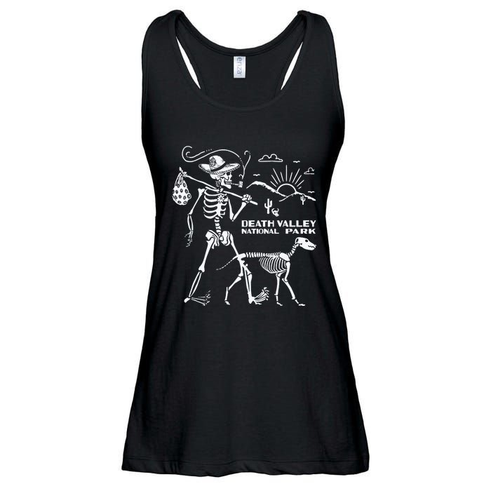 Death Valley Hiking Camping Joshua Tree Ladies Essential Flowy Tank