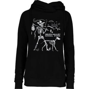 Death Valley Hiking Camping Joshua Tree Womens Funnel Neck Pullover Hood