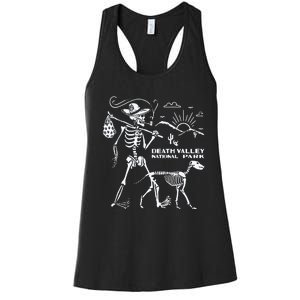 Death Valley Hiking Camping Joshua Tree Women's Racerback Tank