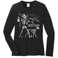 Death Valley Hiking Camping Joshua Tree Ladies Long Sleeve Shirt