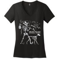 Death Valley Hiking Camping Joshua Tree Women's V-Neck T-Shirt