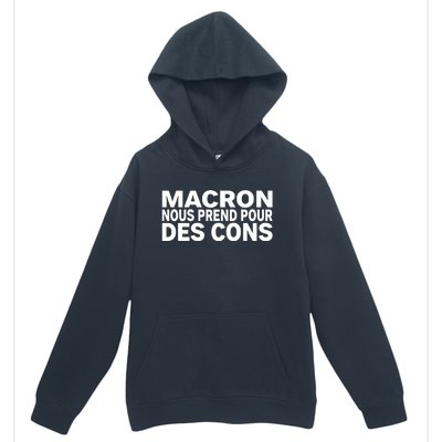 David Van Hemelryck Macron Nous Prend Pour Des Cons Urban Pullover Hoodie