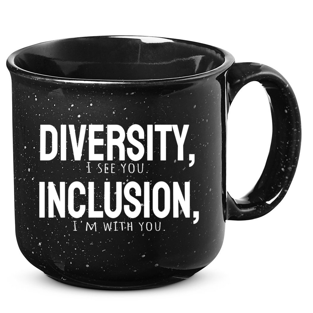 Diversity Vs Inclusion 15oz Campfire Ceramic Mug