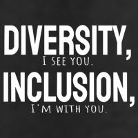 Diversity Vs Inclusion Golf Towel