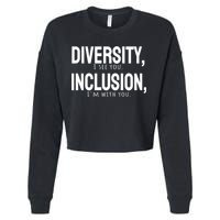 Diversity Vs Inclusion Cropped Pullover Crew