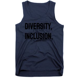 Diversity Vs Inclusion Tank Top