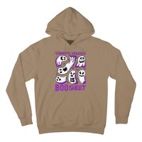 Domestic Violence Is Boo Sheet Ghost Purple Ribbon Halloween Hoodie