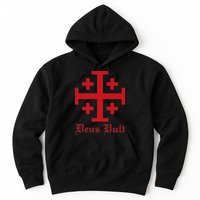 Deus Vult Jerusalem Cross Order Of The Holy Sepulchre Knight Hoodie