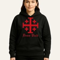 Deus Vult Jerusalem Cross Order Of The Holy Sepulchre Knight Hoodie
