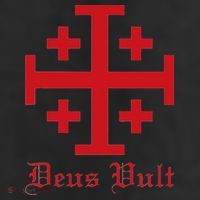 Deus Vult Jerusalem Cross Order Of The Holy Sepulchre Knight 11oz C Handle Ceramic Mug